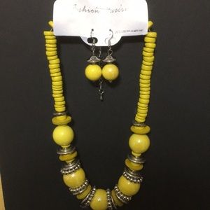 Yellow women’s necklace